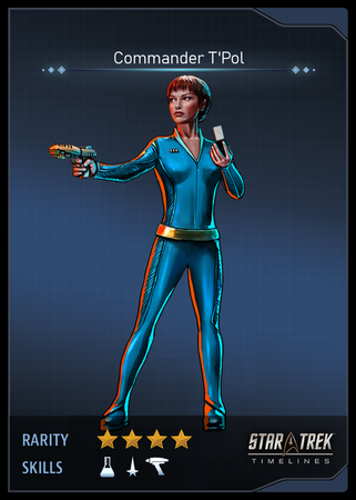 Commander T'Pol Card