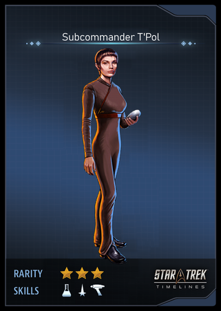 Subcommander T'Pol Card
