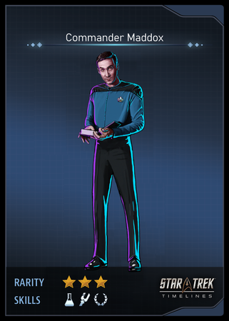 Commander Maddox Card