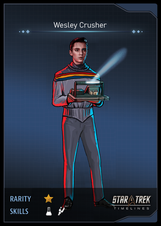 Wesley Crusher Card