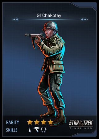 GI Chakotay Card
