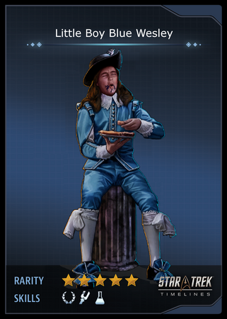 Little Boy Blue Wesley Card