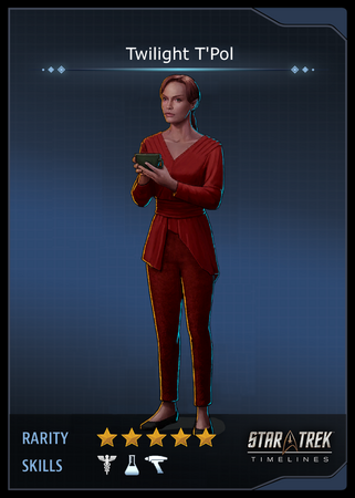 Twilight T'Pol Card