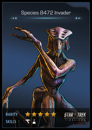 Species 8472 Invader Card