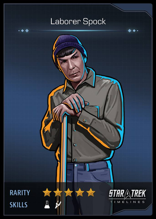 Laborer Spock Card