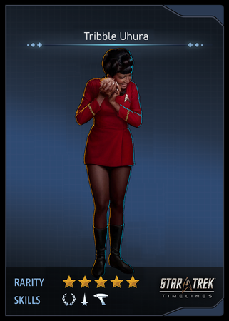 Tribble Uhura Card