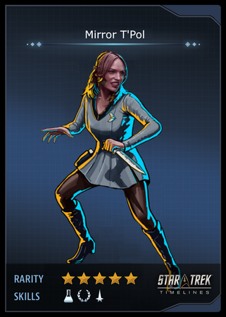 Mirror T'Pol Card