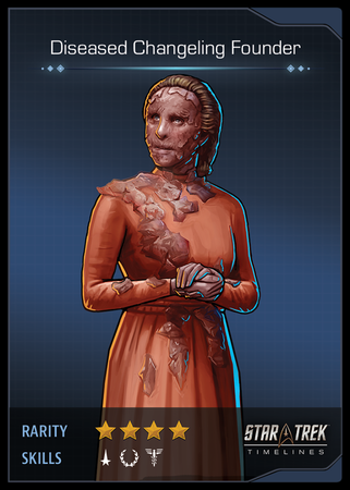 Diseased Changeling Founder Card
