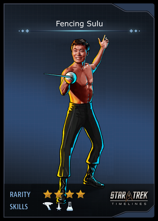 Fencing Sulu Card