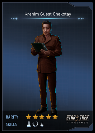 Krenim Guest Chakotay Card