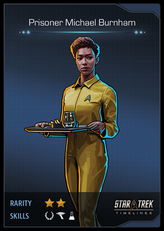 Prisoner Michael Burnham Card