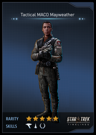 Tactical MACO Mayweather Card