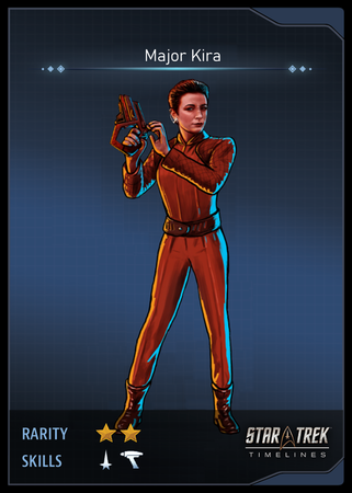 Major Kira Card
