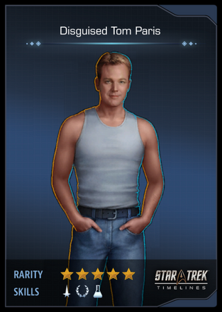 Disguised Tom Paris Card