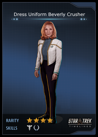 Dress Uniform Beverly Crusher Card