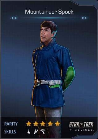 Mountaineer Spock Card