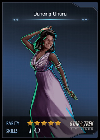 Dancing Uhura Card