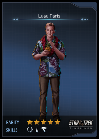 Luau Paris Card