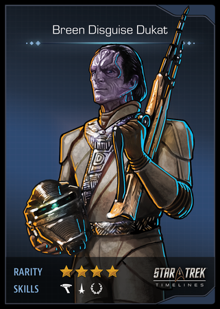 Breen Disguise Dukat Card