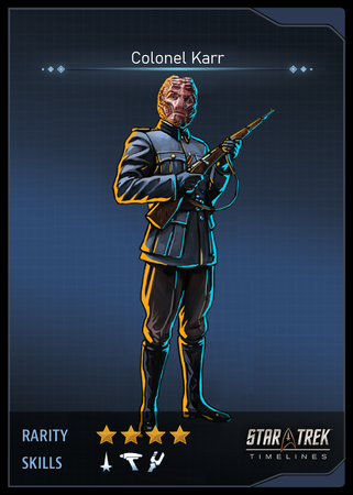 Colonel Karr Card