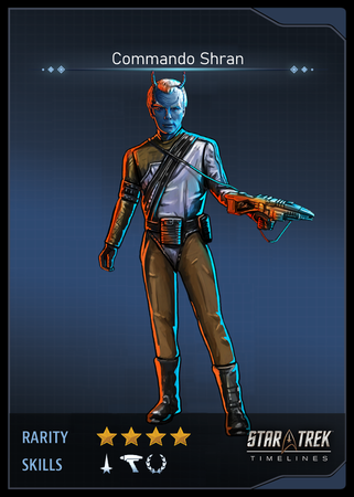 Commando Shran Card