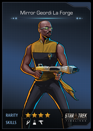 Mirror Geordi La Forge Card