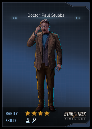 Doctor Paul Stubbs Card