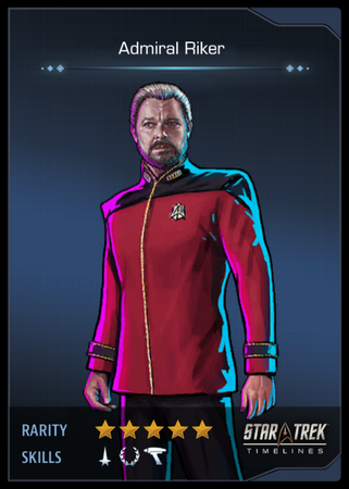 Admiral Riker Card