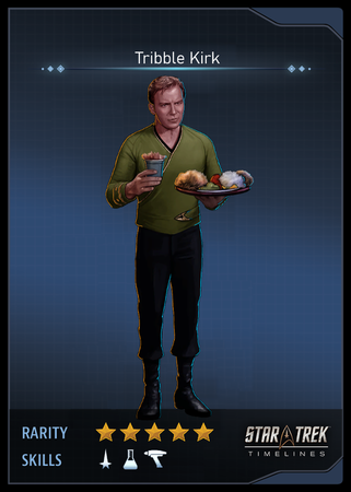 Tribble Kirk Card
