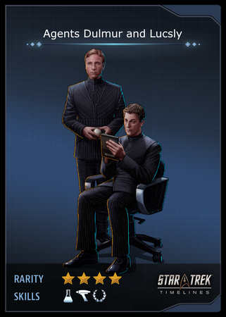 Agents Dulmur and Lucsly Card