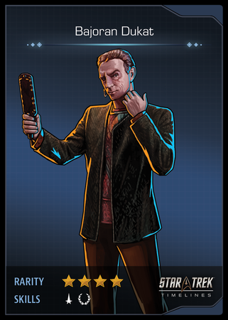 Bajoran Dukat Card