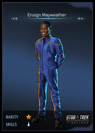 Ensign Mayweather Card
