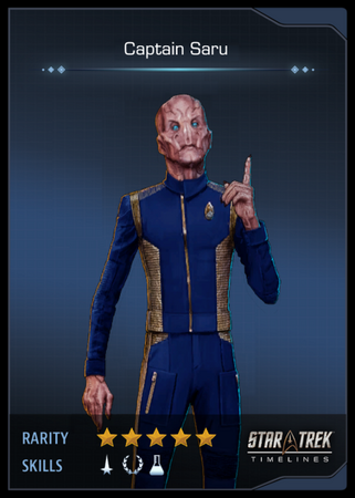Captain Saru Card