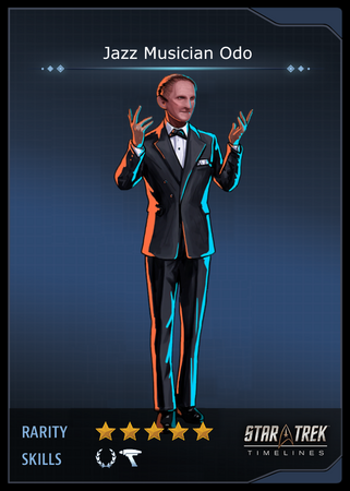 Jazz Musician Odo Card