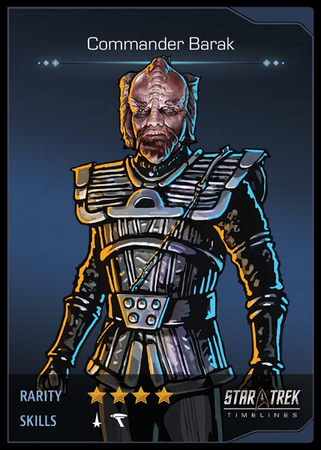 Commander Barak Card