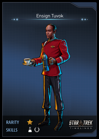 Ensign Tuvok Card