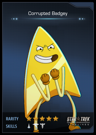 Corrupted Badgey Card
