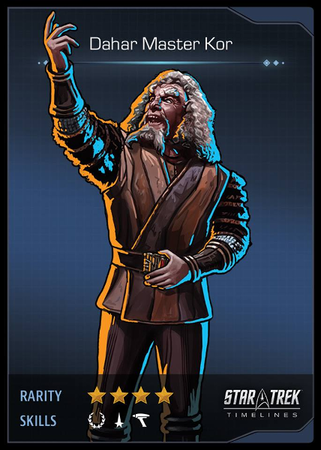 Dahar Master Kor Card