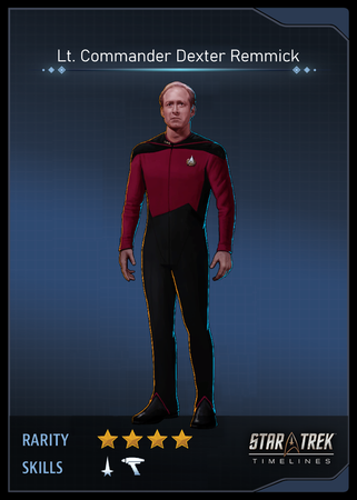 Lt. Commander Dexter Remmick Card