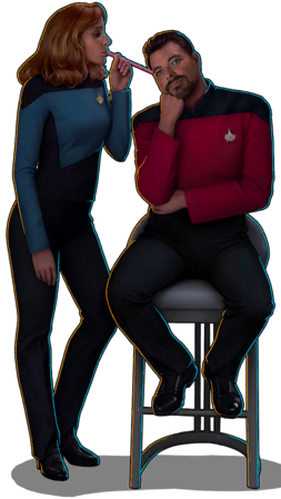 Brain Drain Crusher and Riker