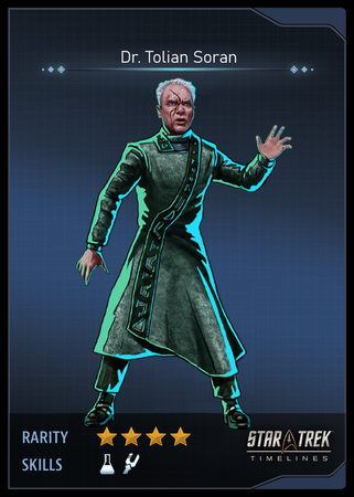 Dr. Tolian Soran Card