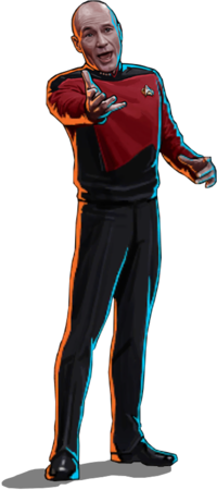 Smitten Jean-Luc Picard