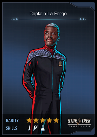 Captain La Forge Card