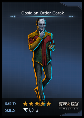Obsidian Order Garak Card