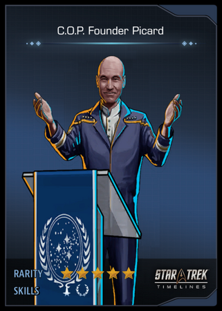 C.O.P. Founder Picard Card
