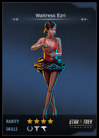 Waitress Ezri Card