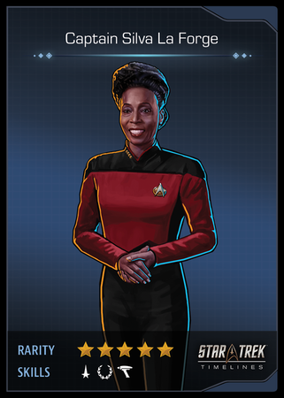 Captain Silva La Forge Card