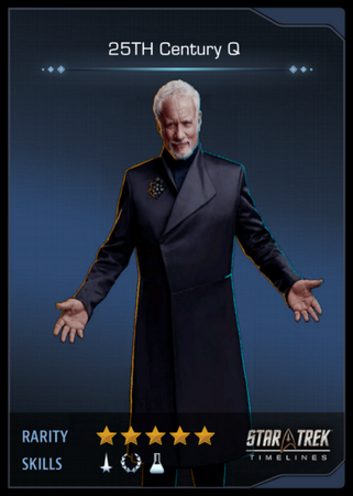25th Century Q Card