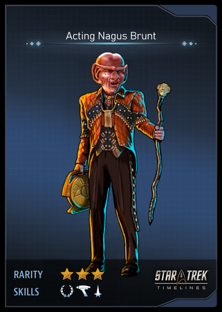 Acting Nagus Brunt Card