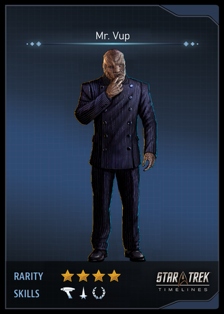 Mr. Vup Card